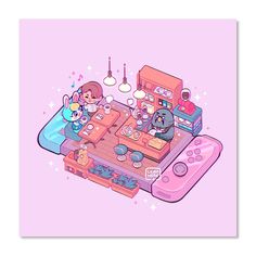 Nintendo Art Aesthetic, Animal Crossing Lofi, Animal Crossing Illustration, Nintendo Art Print, Animal Crossing Illustration Fan Art, Animal Crossing Fan Art, Animal Crossing Funny, Procreate Ipad Art, Props Art