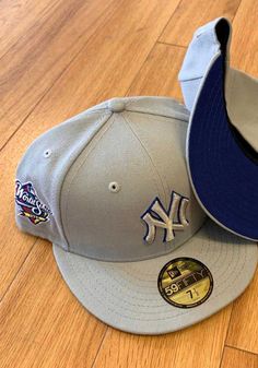 New Era New York Yankees Mens Grey Tonal Royal Pop 1998 WS Side Patch 59FIFTY Fitted Hat - 59005330 Affordable Vintage Fitted Hats, Classic Six-panel Fitted Hat For Streetwear, Yankee Fitted Hats, Six-panel Fitted Hat For Baseball Season, Streetwear Caps, New York Yankees Hat Fitted, New York Yankee Hat, Yankees Hat, Swag Hats