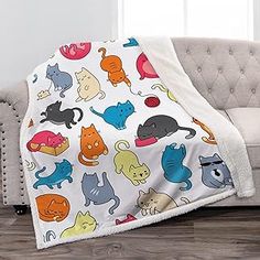 Buy Jekeno Cat Blanket Gifts for Women Mom Girls Birthday Christmas Valentines Presents Kitten Print Decor Home Bedroom Living Room Soft Cozy Plush Sherpa Throw for Kids Teen Adults 50x60 200 Work Desk Decor, Coffee Table Pictures, Butterfly Wall Decals, Blanket Gifts, Valentines Presents, Cat Blanket, Candle Mirror, Print Decor, Well Decor