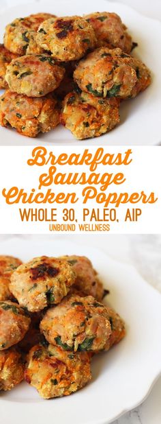 breakfast burgers with chicken, spinach and pineapple on whole 30 paleo aip