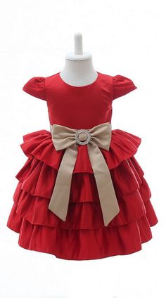 Mother Daughter Red Matching Dress For Party BP4254 Festive Red Princess Dress For Dress-up, Elegant Ruffled Holiday Dress For Pageant, Elegant Ruffled Holiday Dress For Pageants, Elegant Festive Holiday Dress With Ruffles, Elegant Holiday Dress With Ruffles For Pageant, Elegant Red Dress For Holiday Dress-up, Elegant Christmas Pageant Dresses, Elegant Red Pageant Dress For Dress-up, Red Princess Dress With Ruffles