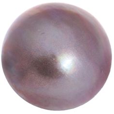 a purple pearl is shown against a white background