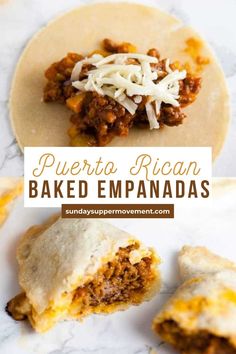 Puerto Rican Baked Empanadas Recipe Easy skillet dinner, Beef