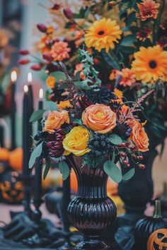 Discover elegant Halloween-themed vases that add sophistication to your autumn decor. Perfect for enhancing the festive atmosphere with stylish touches.