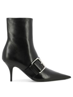 Find BALENCIAGA Knife 80 Ankle Boots on Editorialist. Balenciaga 'Knife 80' ankle boots 100% leather - 100% leather Balenciaga Boots, Balenciaga Leather, Fearless Women, Balenciaga Black, Leather Cap, Boot Pumps, Edgy Look, Sneaker Heels, Lanvin