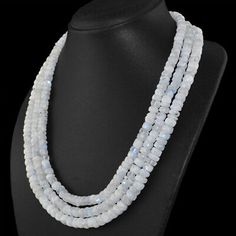 Find ideas๏ฟฝand inspiration for Amazing 3 Strand 750.00 Cts Unheated Blue Flash Moonstone Beads Necklace (DG), Jewelry & Watches Moonstone Beads, Moonstone Necklace, Fine Jewellery Necklace, Beads Necklace, Moonstone, Jewelry Necklace Pendant, Jewelry Watches, Flash, Beaded Necklace