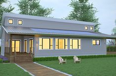 Modern Prefabricated Homes | Net-Zero Homes | Ridgeline | Deltec Homes Net Zero House Plans, Net Zero Homes, Deltec Homes, Modern Prefab Homes, Passive Solar Design, Solar Design, Open Living Area, Net Zero, Prefabricated Houses