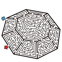 a maze with the word diamond on it and an arrow pointing up to the center