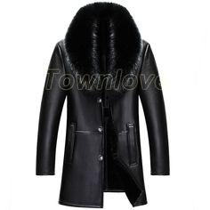 Mens Real Fox Fur Collar Coat Real Sheepskin Leather Jacket Winter Warm Overcoat   Condition: 100%  Brand new & High quality  Asian Size: S M L XL 2XL 3XL 4XL  Material: Leather Color: Black，Brown Occasion : Casual, Fashion Due to manual measurement, please allow 2-3cm error Dear friend: If you feel difficult to choose the size ,you can feel free to contact us, we will give you some suggestion,but it is for you reference only.   Payment Auction Item Number, your Full Name and Shipping Address MU Winter Sheepskin Long Sleeve Outerwear, Winter Sheepskin Outerwear With Long Sleeves, Classic Leather Jacket With Faux Fur Trim For Fall, Winter Sheepskin Leather Jacket With Pockets, Classic Winter Leather Jacket With Faux Fur Lining, Classic Fall Biker Jacket With Faux Fur Lining, Classic Leather Jacket With Faux Fur Lining For Winter, Winter Leather Outerwear With Long Sleeves, Winter Leather Long Sleeve Outerwear