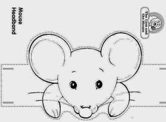 a paper cut out of a mouse