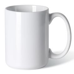 a white coffee mug on a white background