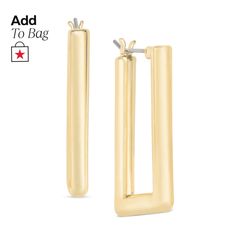 in stock Modern Gold Rectangular Hoop Earrings, Rectangular Metal Hoop Earrings, Modern Rectangular Metal Hoop Earrings, Rectangular Earrings, Fashion Jewelry Earrings, Mixed Metals, Fashion Watches, Gold Color, Jewelry Watches