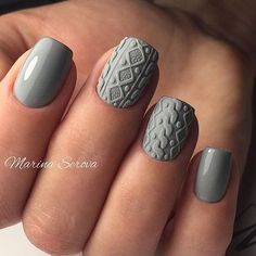 Nagellack Trends, Fall Nail Art Designs, Sweater Nails, Super Nails, Winter Nail Art, Fall Nail Art, Beauty Stuff, Nail Art Tutorial