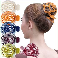 PRICES MAY VARY. Style – Slide in teeth comb hair clip with strong grip; slide in hair clips for girls ladies teenagers; easy convenient hair bun making tool; lightweight durable plastic hairpins; stylish fashionable headpiece; create effortless easy hassle free updo Feature – Flexible double hinged to grip your hair securely; trendy clips to create sexy bun; add volume fullness to thin fine hair; tangle and dent free hair while creating perfect bun or top knot; hair bun shaper maker cover; fren Bun Making, Rose Dome, Light Brunette, Perfect Bun, Knot Hair, Hair Comb Clips, Bun Maker, Graduation Hairstyles, Hair Accessories Clips