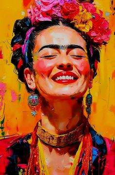 Frida Kahlo Paintings, Kahlo Paintings, Wall Picture, Artsy Fartsy, Picture Wall, Decoupage, Illustration Art, Art Painting, Art Inspiration