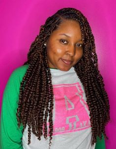 Red Brown Passion Braids Hairstyle Brown Passion Twists, Passion Braids