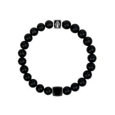 Distractions are everywhere, you need to find your balance and inner peace. The “Powerful Vibrations - Matte Onyx Bracelet” will help you unleash your true potential. Matte Onyx stones have innate capabilities to resolve conflicts, bring calmness, and relieve stress. With this bracelet, you will  feel a protective aura around you  which will keep you motivated and protected from negativity. 8/10 mm Matte Onyx Stones Rhodium Plated Brass  Care Guidelines Avoid contact with water, chemicals and perfumes as these may cause tarnishing and discoloration. Clean gently with a dry, non-abrasive cloth. Classic Black Onyx Bracelet, Spiritual Onyx Bracelet, Spiritual Black Onyx Crystal Bracelet, Hand-strung Adjustable Onyx Stretch Bracelet, Find Your Balance, Red String Bracelet, Black Onyx Bracelet, Onyx Bracelet, August Birthstone Jewelry