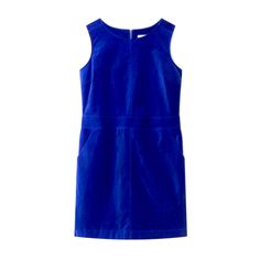 Beautiful Sapphire Blue Velvet Dress. Nwt, Us Size 8, Uk Size 12! Has Pockets. Thought Clothing, Blue Velvet Dress, Pinafore Dress, Dresses Uk, Cotton Velvet, Sapphire Blue, Blue Velvet, Velvet Dress, Blue Sapphire