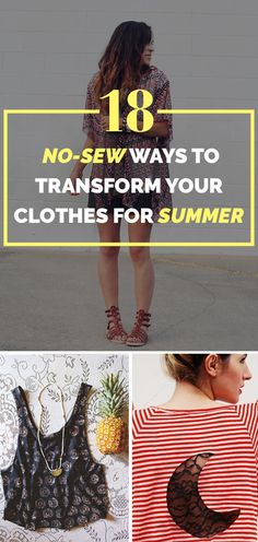 the top 10 no sew ways to transform your clothes for summer