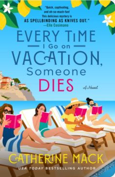 the cover of every time i go on vacation, someone dies