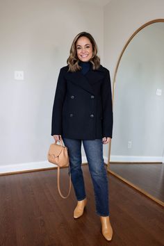 Petite-friendly coats | winter coats | winter outfits | petite style | petite fashion | fall outfits Winter Outfits Petite, Librarian Outfit, Fashion Fall Outfits, Petite Style, Fashion Petite, Tailored Coat, Outfits Petite, Push Ups, Petite Jeans