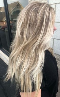 Spanish Blonde Hair, Vanilla Blonde Balayage On Dark Hair, Warm Blonde To Cool Blonde, Medium Length Beach Hair, Blond Hair With Dimension, Platinum Highlights On Dirty Blonde Hair, Light Dimensional Blonde, Bright Blonde Dimensional Hair, Level 7 Ash Blonde