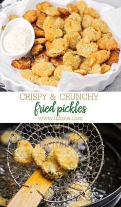 crispy and crunchy fried pickles are the perfect appetizer for any party