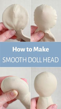 how to make a doll's head out of fabric