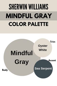 an image of the mindful gray color palette