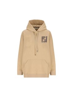 Composition: 100% Cotton Fendi Hoodie, Fendi Sweater, Oversize Sweatshirt, Contrasting Colours, Drawstring Hoodie, Cotton Hoodie, Hooded Sweater, Oversized Sweatshirt, Yoga Wear