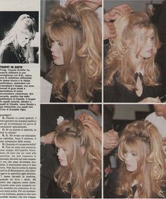 Southern Big Hair, Claudia Schiffer Editorial, Hair Roller Patterns, Hair Done, Short Hair Over 60, Claudia Schiffer, Hair Reference, Jolie Photo, London Wedding