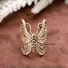 Butterfly Ring,Dainty Brass Butterfly Ring,Ring For Women,Handmade Ring,BohoRing Brass Jewelry Handmade, Butterfly Monarch, Butterfly Rings, Ring Butterfly, Sterling Silver Thumb Rings, Rings Jewelry Fashion, Butterfly Ring, Butterfly Jewelry, Gifts For Your Girlfriend