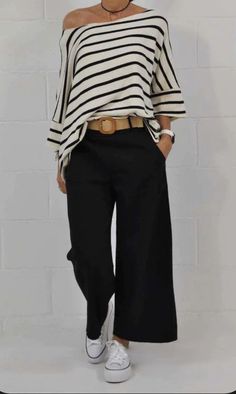 Pant and Knit Top options LINKED! Casual Work Outfits, Work Casual, Work Outfit, Chic Outfits, Casual Chic, Black Pants