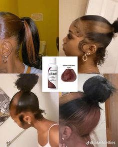 Peekaboo Hair Color Natural Hair, Hair Color Ideas For Dreads, Colours To Dye Your Hair Black Women, Peekaboo Highlights On Black Hair, Black Hair With Skunk Stripe, Strip Hair Dye From Hair, Dyeing Natural Hair, Adore Hair Dye Black Women, Dyed Natural Hair For Black Women