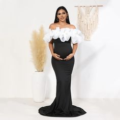 Discover elegance and comfort with our stunning Slash Neck Mesh Stretchy Maternity Long Dress. Crafted with the expecting mother in mind, this maxi gown boasts a stylish slash neck neckline and a form-flattering skinny maternity design. Made from stretchy mesh fabric, it gracefully accommodates your growing bump while offering a chic silhouette. Perfect for special occasions or everyday wear, embrace your pregnancy journey in style with this sophisticated maternity essential. Specifications: Col Maternity Long Dress, Custom Bridesmaid Dress, Pregnant Wedding Dress, Pregnancy Journey, Maxi Gown, Photoshoot Dress, Designer Maternity, Custom Wedding Dress, Pregnant Woman