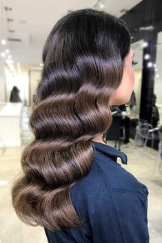 Hair Color 2017, Black Hair Color, Hair 2018, Hair Color For Women, Long Wavy Hair, Cool Hair Color, Hair Color For Black Hair, Brunette Hair