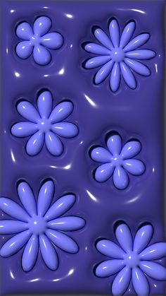 3D Flowers, blue, violet, trendy, phone wallpapers, design inspiration, mood board Pearl Wallpaper, 3d Wallpaper Iphone, Jelly Wallpaper, Sassy Wallpaper, Bubbles Wallpaper, Vintage Flowers Wallpaper, Cellphone Wallpaper Backgrounds, Abstract Iphone Wallpaper