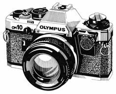 an old fashioned camera with its lens up