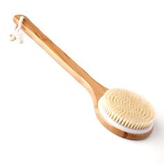 Ithyes Body Brush Dry Brushing Back Scrubber Shower Bath Brush Bamboo Wood Long Ithyes Body Brush Dry Brushing Back Scrubber Shower Bath Brush Bamboo Wood Long Handle Natural Bristles exfoliating Massage Improve Blood Circulation Cellulite Back Scrubber, Skin Brushing, Body Brush, Body Scrubber, Scrub Brush, Shower Routine, Bath Brushes, Body Brushing, Improve Blood Circulation