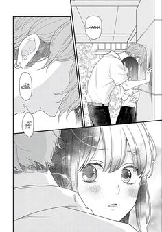 an image of a comic page with two people in the background and one is kissing