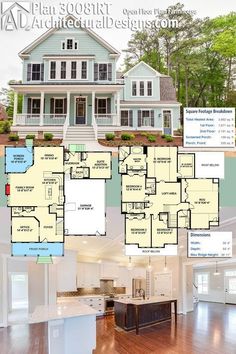 the floor plan for this house is very large and has lots of room to put in it