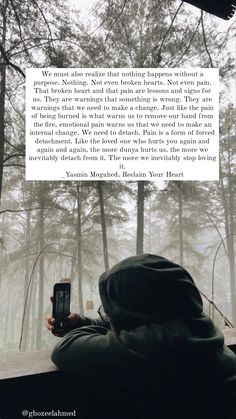 a person taking a photo with their cell phone in the woods and texting about it