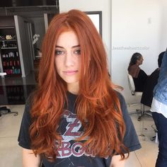 Pumpkin Spice Hair Color, Pumpkin Spice Hair, Beautiful Red Hair, Trendy Hair Color