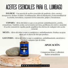 ¡Descubre que aceites esenciales puede ayudarte para aliviar el dolor de lumbago en la nueva entrada del blog! #mamaesencial #lumbago #lumbalgia #dolor #gaulteria #copaiba #panaway #menta #aceitesesenciales #essentialoils #youngliving #younglivingespaña #younglivingessentialoils #youbglivingceitesesenciales #younglivingbarcelona Raindrop Technique, Castor Oil Benefits, Yl Oils, Essential Oil Storage, Yl Essential Oils, Spiritual Messages