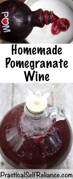 homemade pomegranate wine is the perfect way to use it as an appetizer