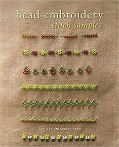 bead embroidery stitches sample book