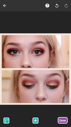 Griffindor eyes for Harry Potter studios visit Griffindor Make Up, Harry Potter Makeup Looks Gryffindor, Maquillage Harry Potter, Harry Potter Makeup Brushes, Makeup Looks Winter, Harry Potter Makeup, Venus Palette, Makeup Brush Uses, Pink Makeup Brush