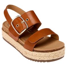 Aetrex® Vania Leather Arch Support Flatform Sandal  Fashion and comfort combined. These adjustable, genuine leather sandals with arch support feature memory foam cushioning to keep you comfortable wherever sunny days take you. Comfortable Brown Slingback Sandals For Vacation, Leather Footbed Sandals With Round Toe For Summer, Summer Leather Footbed Sandals With Round Toe, Brown Sport Sandals With Arch Support For Summer, Comfortable Brown Synthetic Footbed Sandals, Comfortable Leather Footbed Sandals For Vacation, Brown Summer Sport Sandals With Arch Support, Brown Synthetic Sport Sandals For Vacation, Comfortable Ortholite Footbed Sandals For Vacation