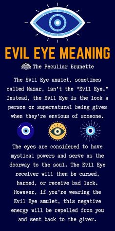 Evil Eye Quotes, Evil Eye Meaning, Eye Tattoo Meaning, Evil Eye Amulet, Evil Eye Tattoo, Evil Eye Hand, Eye Meaning, Evil Eye Art, Spiritual Awakening Signs