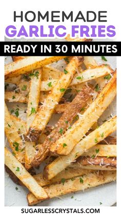 Get crispy, golden fries in no time with this air fryer garlic parmesan fries recipe! Simply slice the potatoes, season them with garlic powder, onion powder, and toss in parmesan garlic seasoning for fries. Air fry them to perfection, then top them with fresh parsley and extra parmesan. A great option for anyone craving the perfect garlic parmesan fries in air fryer with minimal effort.